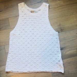 ROXY women small white shirt tank top style